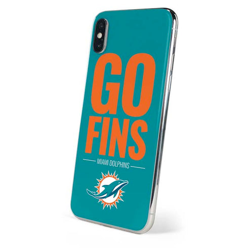 NFL Miami Dolphins Team Motto iPhone XS Skin