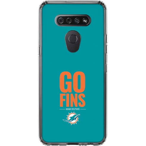 NFL Miami Dolphins Team Motto LG K51/Q51 Clear Case