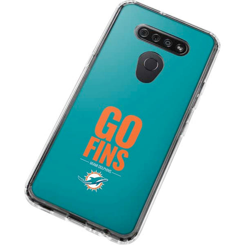 NFL Miami Dolphins Team Motto LG K51/Q51 Clear Case