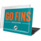 NFL Miami Dolphins Team Motto MacBook Pro 13in (2020) Case plus Skin