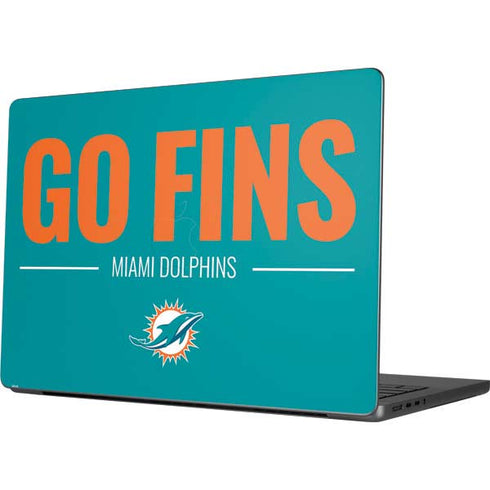 NFL Miami Dolphins Team Motto MacBook Pro 14in (2021-24) Skin
