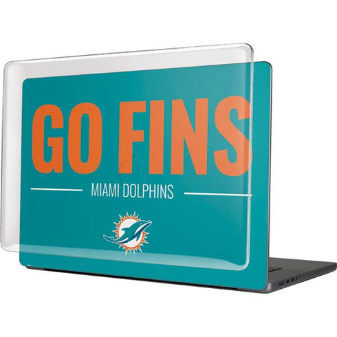 NFL Miami Dolphins Team Motto MacBook Pro 16in (2021-25) Case plus Skin