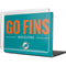 NFL Miami Dolphins Team Motto MacBook Pro 16in (2021-25) Case plus Skin