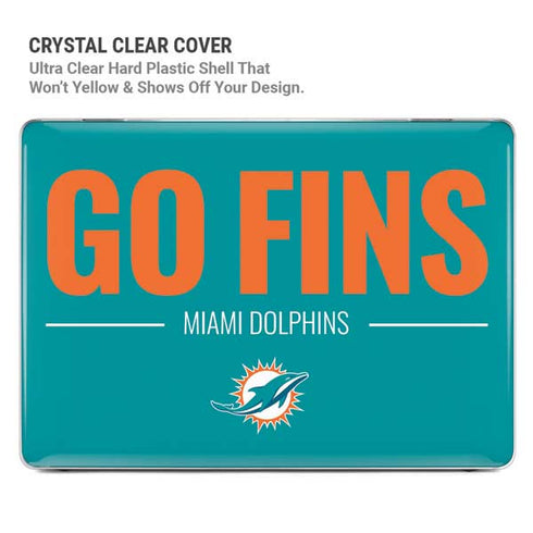 NFL Miami Dolphins Team Motto MacBook Pro 16in (2021-25) Case plus Skin