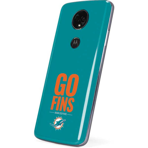 NFL Miami Dolphins Team Motto Moto E5 Plus Skin