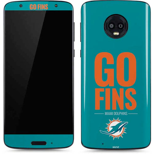 NFL Miami Dolphins Team Motto Moto G6 Skin