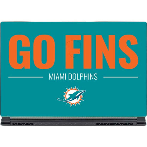 NFL Miami Dolphins Team Motto MSI GS65 Stealth Laptop Skin