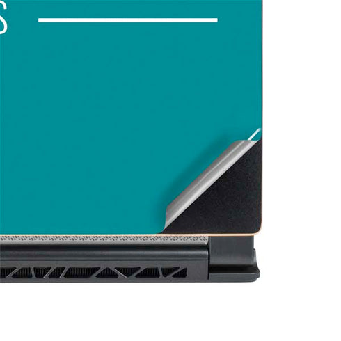 NFL Miami Dolphins Team Motto MSI GS65 Stealth Laptop Skin
