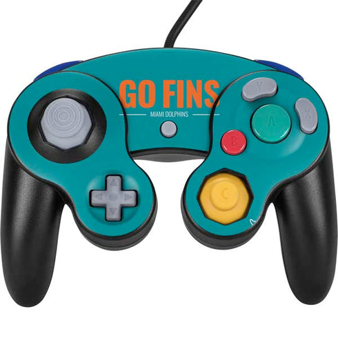 NFL Miami Dolphins Team Motto Nintendo GameCube Controller Skin