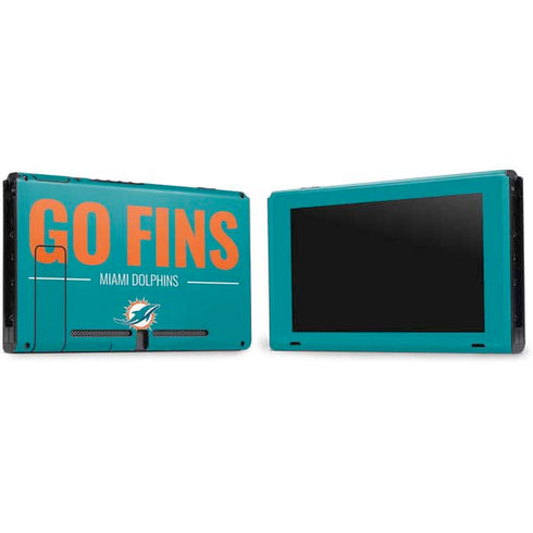 NFL Miami Dolphins Team Motto Nintendo Switch Bundle Skin