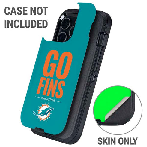 NFL Miami Dolphins Team Motto Otterbox Defender iPhone Skin