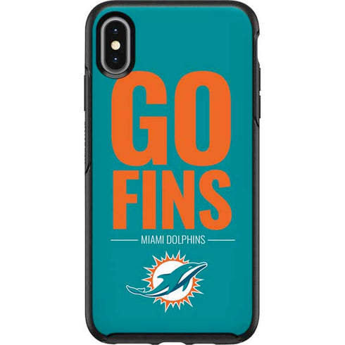NFL Miami Dolphins Team Motto Otterbox Symmetry iPhone Skin