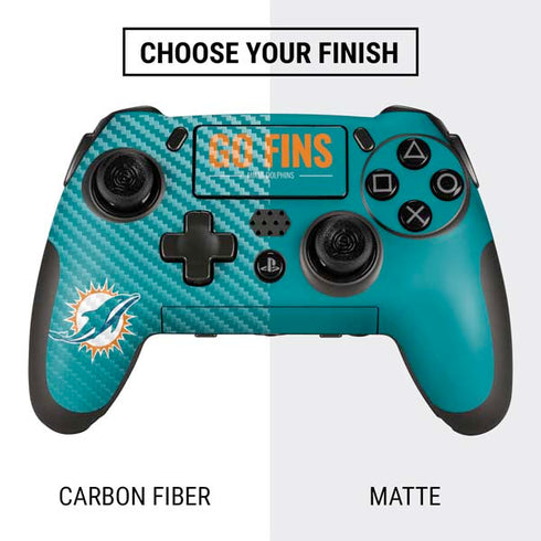 NFL Miami Dolphins Team Motto PlayStation Scuf Vantage 2 Controller Skin