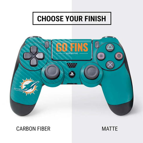 NFL Miami Dolphins Team Motto PS4 Controller Skin