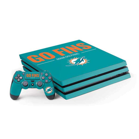 NFL Miami Dolphins Team Motto PS4 Pro Bundle Skin
