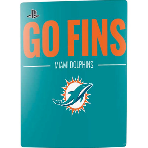 NFL Miami Dolphins Team Motto PS5 Console Skin