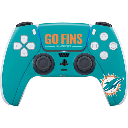 NFL Miami Dolphins Team Motto PS5 Controller Skin