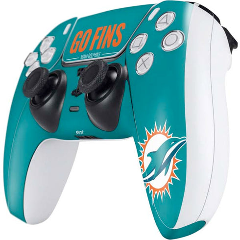 NFL Miami Dolphins Team Motto PS5 Controller Skin