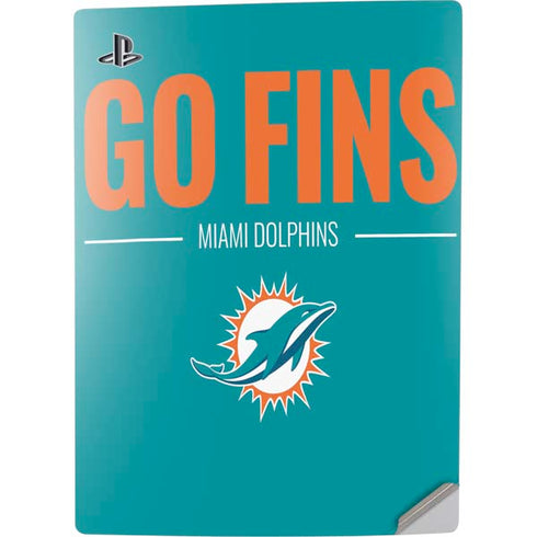 NFL Miami Dolphins Team Motto PS5 Digital Edition Console Skin