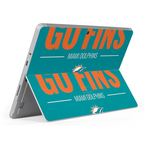 NFL Miami Dolphins Team Motto Surface Go Skin