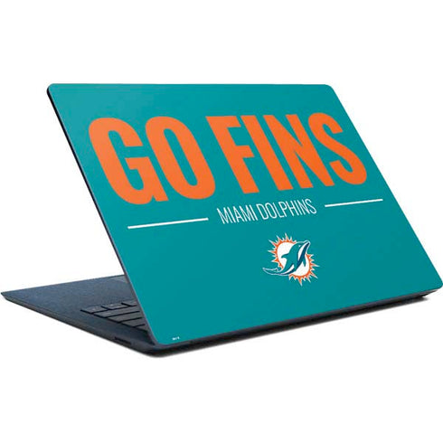 NFL Miami Dolphins Team Motto Surface Laptop Skin