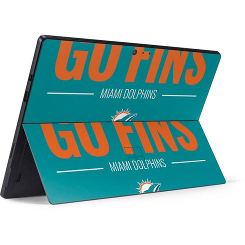 NFL Miami Dolphins Team Motto Surface Pro 6 Skin