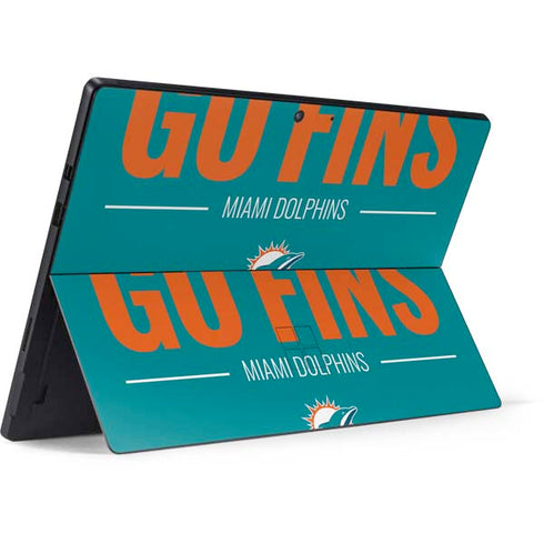NFL Miami Dolphins Team Motto Surface Pro 7 Skin