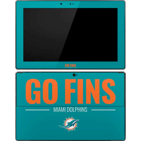 NFL Miami Dolphins Team Motto Surface Pro Tablet Skin