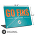 NFL Miami Dolphins Team Motto Universal Laptop 13in (10.6 x 7.6in) Skin