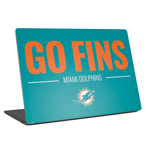NFL Miami Dolphins Team Motto Universal Laptop 13in (10.6 x 7.6in) Skin