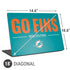 NFL Miami Dolphins Team Motto Universal Laptop 18in (14.6 x 10.6in) Skin
