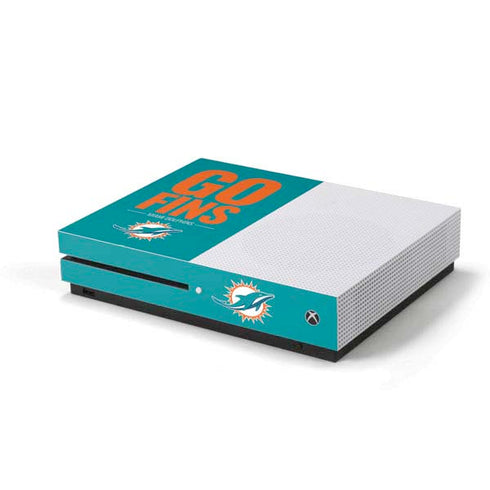 NFL Miami Dolphins Team Motto Xbox One S Console Skin