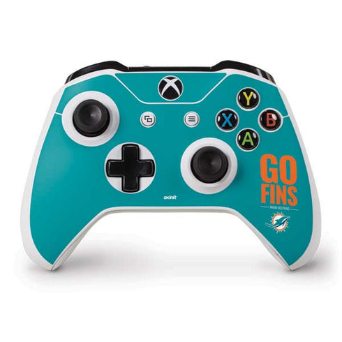 NFL Miami Dolphins Team Motto Xbox One S Controller Skin