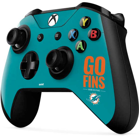 NFL Miami Dolphins Team Motto Xbox One X Controller Skin