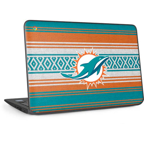 NFL Miami Dolphins Trailblazer HP Chromebook Skin