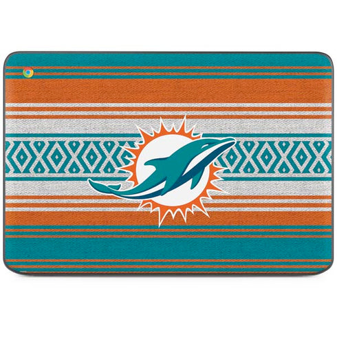 NFL Miami Dolphins Trailblazer HP Chromebook Skin