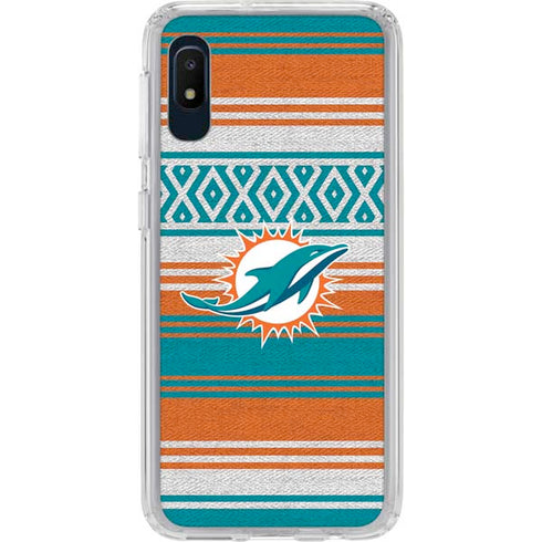 NFL Miami Dolphins Trailblazer Galaxy A10e Clear Case