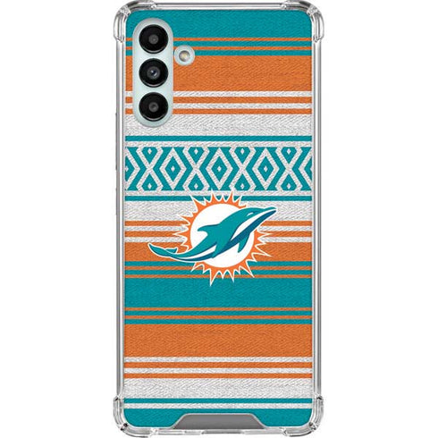 NFL Miami Dolphins Trailblazer Galaxy A13 5G Clear Case