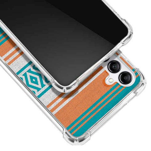 NFL Miami Dolphins Trailblazer Galaxy A14 5G Clear Case