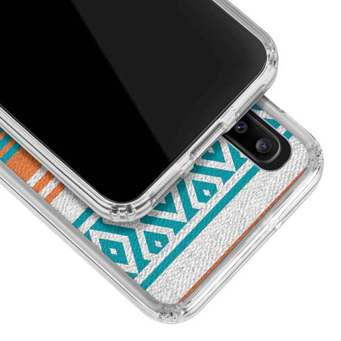 NFL Miami Dolphins Trailblazer Galaxy A20 Clear Case