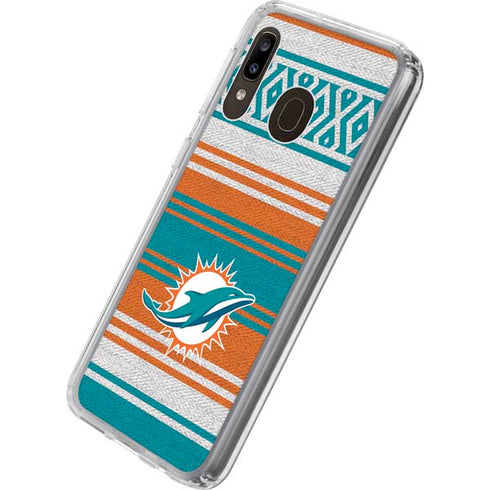 NFL Miami Dolphins Trailblazer Galaxy A20 Clear Case