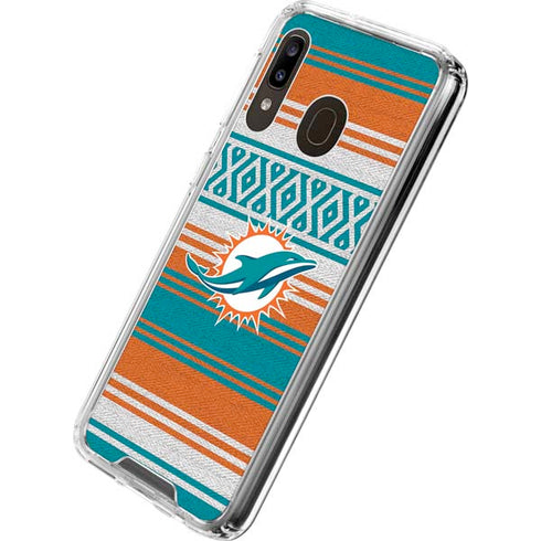 NFL Miami Dolphins Trailblazer Galaxy A30 Clear Case