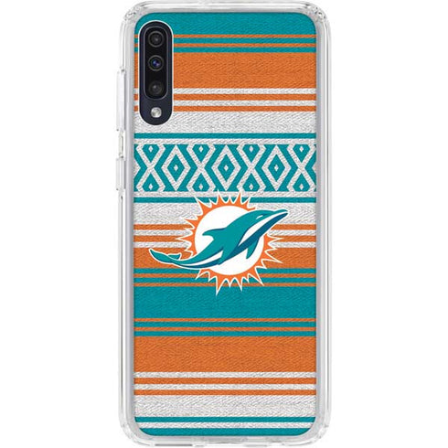 NFL Miami Dolphins Trailblazer Galaxy A50 Clear Case