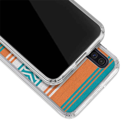 NFL Miami Dolphins Trailblazer Galaxy A50 Clear Case