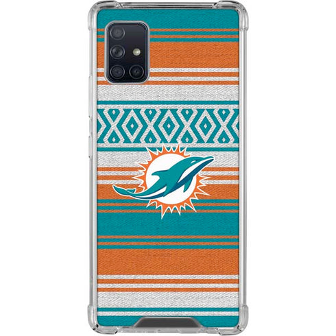 NFL Miami Dolphins Trailblazer Galaxy A51 5G Clear Case