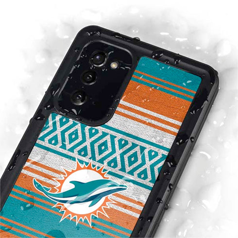 NFL Miami Dolphins Trailblazer Galaxy Note20 5G Waterproof Case
