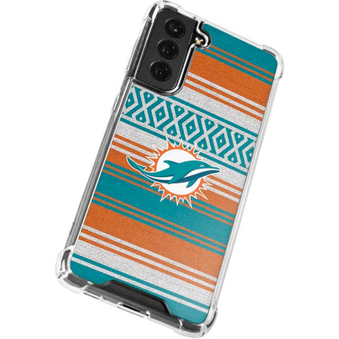 NFL Miami Dolphins Trailblazer Galaxy S21 FE Clear Case