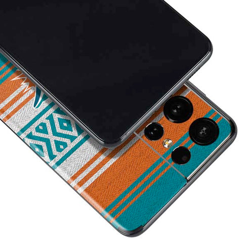 NFL Miami Dolphins Trailblazer Galaxy S21 Ultra 5G Skin
