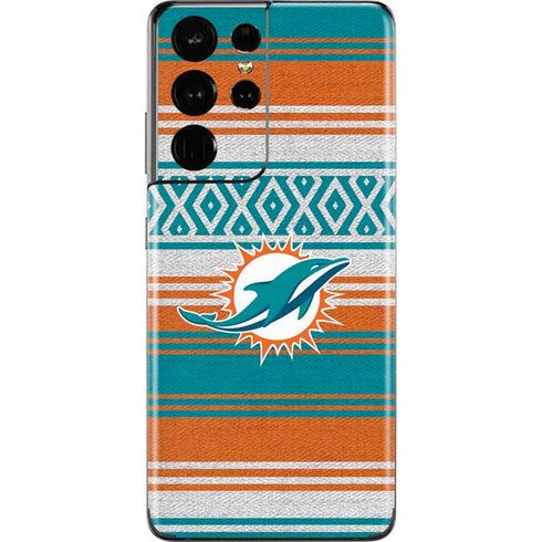 NFL Miami Dolphins Trailblazer Galaxy S21 Ultra 5G Skin