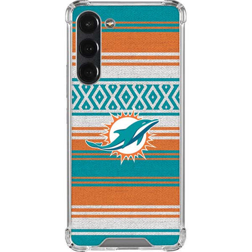 NFL Miami Dolphins Trailblazer Galaxy S23 Plus Clear Case